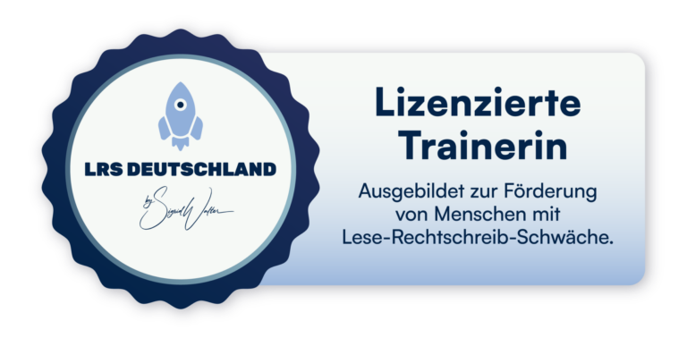 Siegel: LRS Deutschland by Sigrid Walter, Lizenzierte Trainerin
